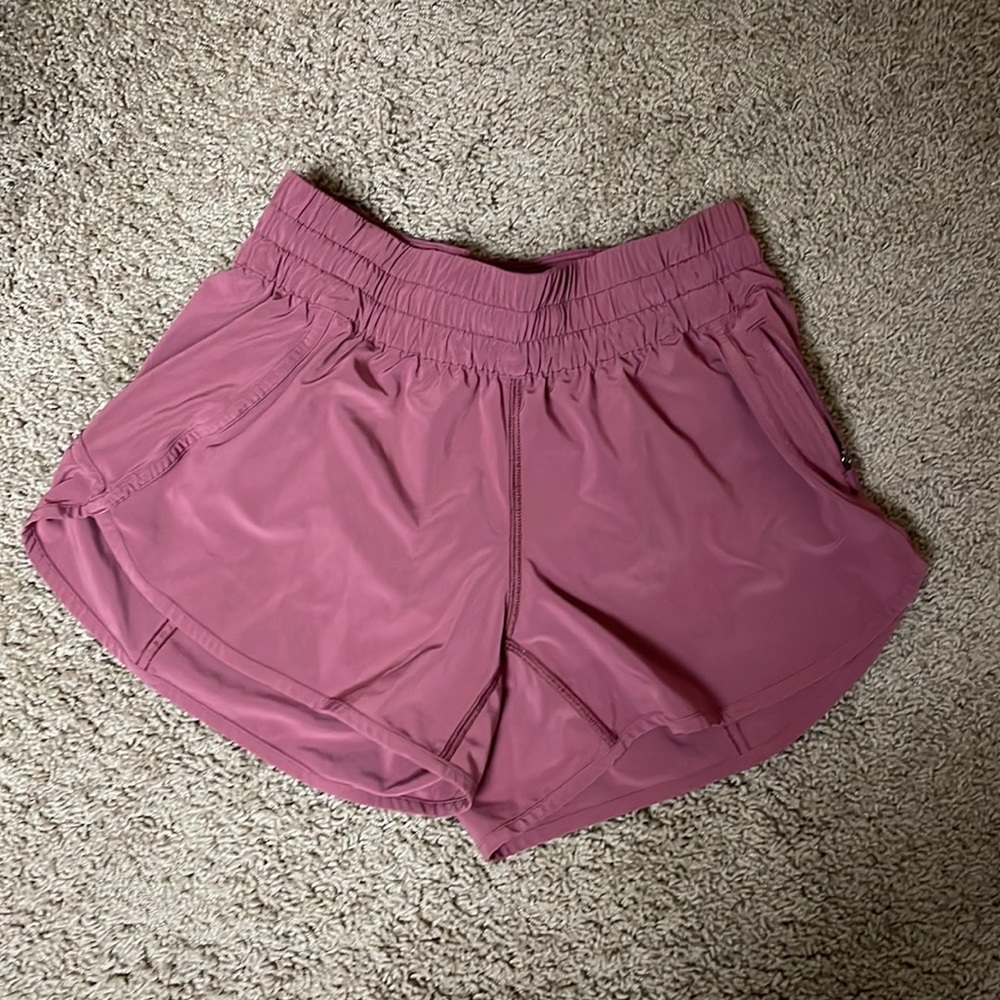 Lululemon Tracker short. Misty Merlot. Size 8